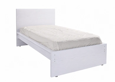 Colección IVANNA
Base de cama, alta, NEGRO-BLANCO encino rojo macizo.