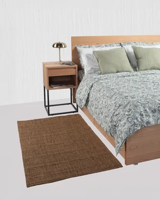 Colección IVANNA
Base de cama, alta, con 2 cajones, NATURAL encino rojo macizo